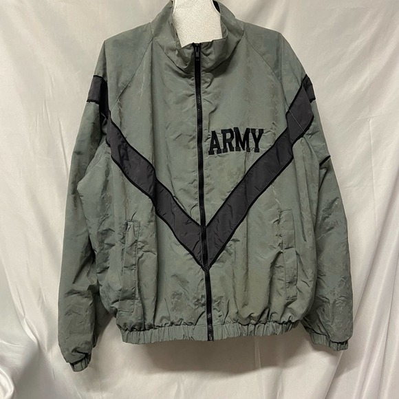 JWOD Skilcraft Jacket Windbreaker Army Medium Short Nylon Reflective XL? - Picture 1 of 10
